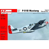 AZ Models 1/72 P-51B Mustang Dorsal Fin USSAF Plastic Model Kit 7588