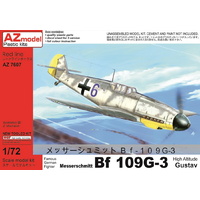AZ Models 1/72 Bf 109G-3 High Altitude Gustav Plastic Model Kit 7607