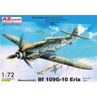 AZ Models 1/72 Bf 109G-10 Erla early, blocj 49XX Plastic Model Kit 7615
