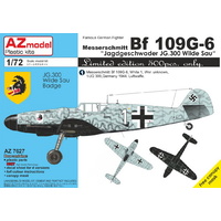 AZ Models 1/72 Bf 109G-6 JG.300 Pt.II – LIMITED EDITION Plastic Model Kit 7627