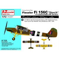 AZ Models 1/72 Fi 156C StorchIn Commander/VIP Service Plastic Model Kit