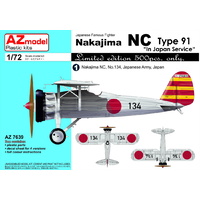 AZ Models 1/72 Nakajima NC Type 91 In Japan Service Plastic Model Kit