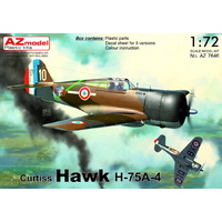 AZ Models 1/72 Curtiss Hawk H-75A-4 Plastic Model Kit 7646