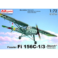 AZ Models 1/72 Fi 156C StorchDanube Users Plastic Model Kit 7648