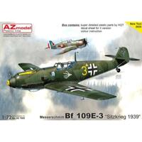AZ Models 1/72 Bf 109E-3 "Sitzkrieg 1939" Plastic Model Kit 7665