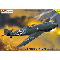 AZ Models 1/72 Bf 109E-4/7N"NightFighter" Plastic Model Kit 7666