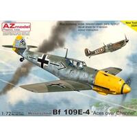 AZ Models 1/72 Bf 109E-4 "Aces over Channel" Plastic Model Kit 7682