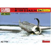 AZ Models 1/72 Bf 109G-2/4,G-6,G-14 3x plastic parts Plastic Model Kit 7704