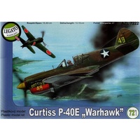 Legato 1/72 Curtiss P-40E Warhawk, RAAF, USAAF 7222 Plastic Model Kit