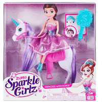 Zuru Sparkle Girlz 10" Princess Doll with Unicorn Play Set