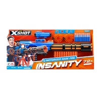 Zuru XSHOT Insanity Motorised Rage Fire with Tripod Stand and 72 Darts