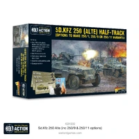 Bolt Action Sd.Kfz 250 (Alte) Half-Track (Options For 250/1, 250/9 or 250/11 Variants)