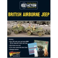 Bolt Action British Airborne Jeep & Trailer