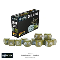 Bolt Action Order Dice: Olive Drab