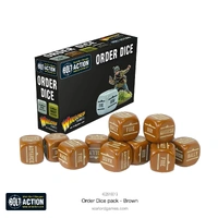 Bolt Action Order Dice: Brown