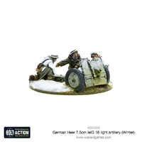 Bolt Action German Heer 7.5cm Le. IG 18 Light Artillery (Winter)
