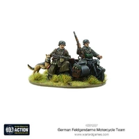 Bolt Action German Feldgendarme Motorcycle Team