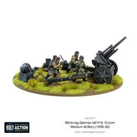 Bolt Action Blitzkrieg German LeFH 18 10.5cm Medium Artillery