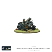 Bolt Action Blitzkrieg German Kradschutzen Motorcycle Combination