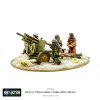 Bolt Action US Army 105mm Medium Artillery M2A1 (Winter)