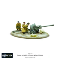 Bolt Action Soviet ZIS-3 Divisional Gun (Winter)