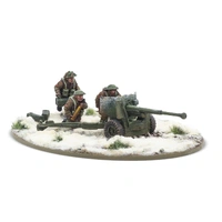 Bolt Action 6 Pdr Anti-Tank Gun with British Infantry (Winter) Crew