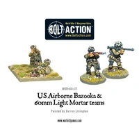 Bolt Action US Airborne Bazooka and 60mm Light Mortar Teams