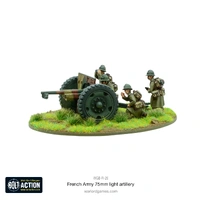 Bolt Action French Army 75mm Light Artillery