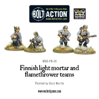 Bolt Action Finnish Light Mortar and Flamethrower Teams