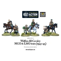 Bolt Action Waffen SS Cavalry NCO & LMG