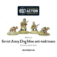 Bolt Action Soviet Army Dog Mine Anti-Tank Teams