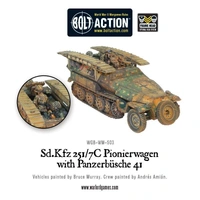 Bolt Action Sd.Kfz 251/7C Pionierwagen with Panzerbuchse 41