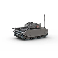 Build Army Panzer IV Ausf.H WWII German Tank Model Brick Kit