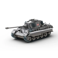 Build Army King Tiger (Tiger II) WWII German Heavy Tank Model Brick Kit