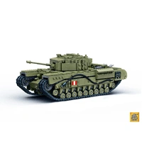 Build Army Churchill Mk.III WWII British Heavy Tank Model Brick Kit