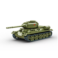 Build Army Soviet T34/85 WWII Soviet Tank Model Brick Kit
