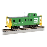Bachmann HO Streamlined Caboose with Offset Cupola - Burlington Northern #10420 Wagon