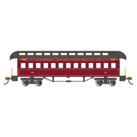Bachmann HO Old Time Coach Clerestory Roof - Coach - Santa Fe
