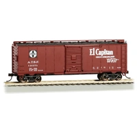 Bachmann HO 40' Santa Fe Map Box Car - El Capitan #140271 Wagon