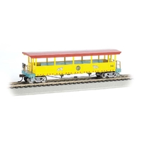 Bachmann HO Ringling Bros. and Barnum & Bailey Open-Sided Car With Seats #142