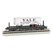 Bachmann N 52'6' Flat Car - Atlantic Coast Line with Yale Trailer