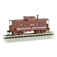 Bachmann N Northeast Steel Caboose - W. Maryland #1863 (Speed Lettering)