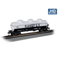 Bachmann HO 40' Three-Dome Tank Car - Kanotex #879