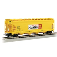 Bachmann HO 56' ACF Centre-Flow Hopper - Shell Rolling Wagon