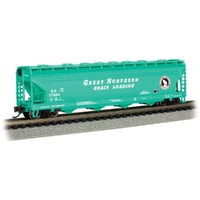 Bachmann N ACF 56' 4-Bay Center-Flow Hopper - Great Northern #27429 - Glacier Gre