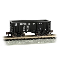 Bachmann N Ore Car - Pennsylvania #14515 - Black Rolling Wagon