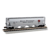 Bachmann N Canadian 4-Bay Cylindrical Grain Hopper - Great Northern #171021 Rolling Wagon