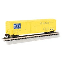 Bachmann N ACF 50'6' Sliding Door Box Car - Port St. Joe Route #5219 Rolling Wagon