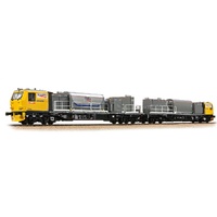 Bachmann OO Windhoff MPV 2-Car Set Network Rail Yellow 2 Car Locomotive