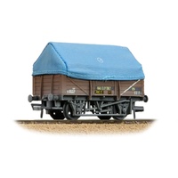 Bachmann OO 5 Plank China Clay Wagon BR Bauxite (TOPS) With Hood [W]